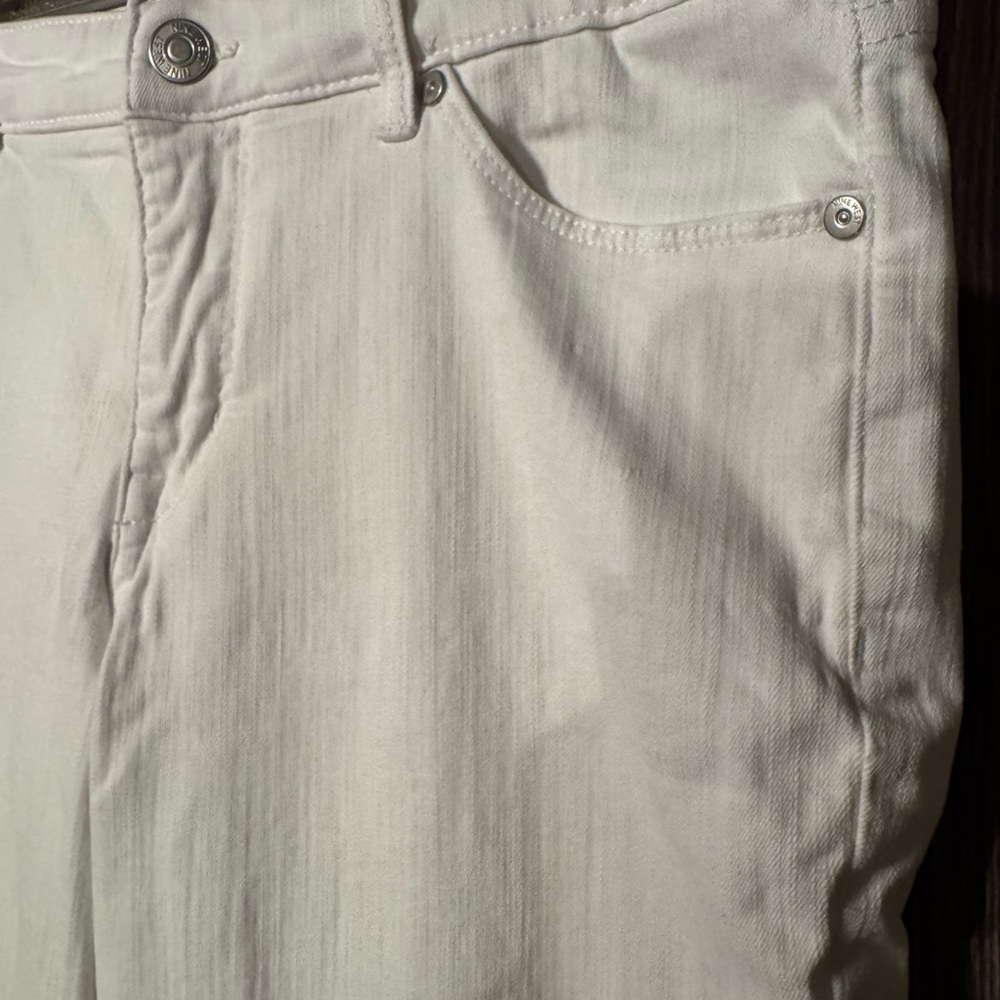 Nine West Womens 8 Cream White Skinny Ankle Jeans CBK Style - Picture 4 of 8